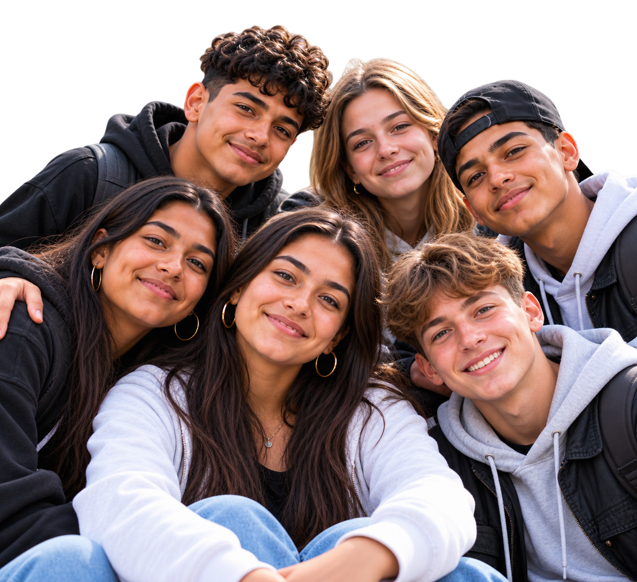 Skupina teenagerů – projekt Smysluplně